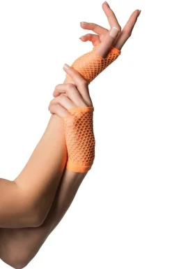 Vingerloze handschoenen visnet kort