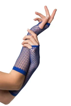 Vingerloze handschoenen visnet lang