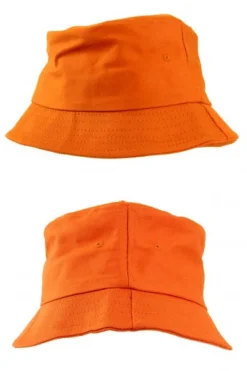 Vissershoedje oranje