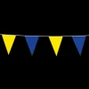 Vlaggenlijn blauw en geel 10m