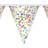 Vlaggenlijn Confetti 10m