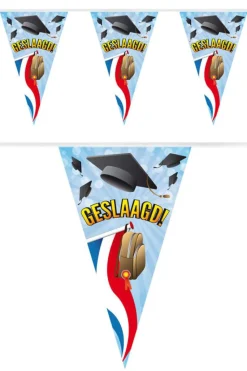 Vlaggenlijn Geslaagd 10 meter