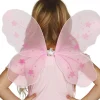 Vleugels voor kinderen roze 40x34cm