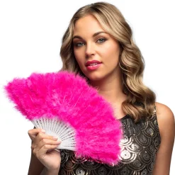 Waaier Flapper met veren