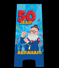 Warning Sign - Abraham cartoon
