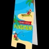 Warning Sign - Pensioen cartoon