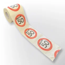 WC rol 50 jaar verkeersbord