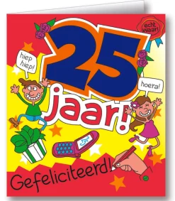 Wenskaarten - Cartoon leeftijd