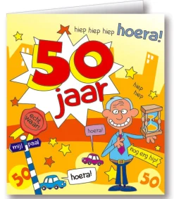 Wenskaarten - Cartoon leeftijd