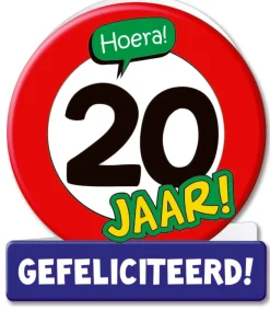 Wenskaarten - Verkeersbord leeftijden