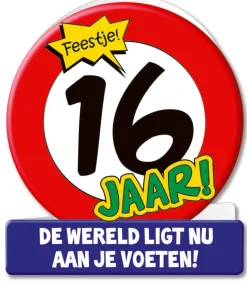 Wenskaarten - Verkeersbord leeftijden