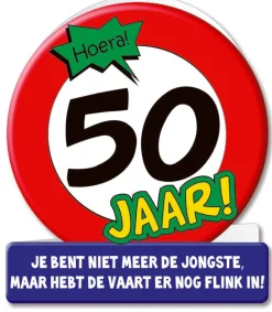 Wenskaarten - Verkeersbord leeftijden