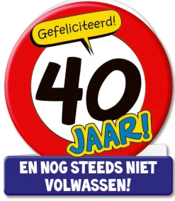 Wenskaarten - Verkeersbord leeftijden