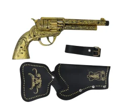 Western holster met pistool
