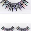 Wimpers multicolour met diamantjes
