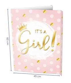 Window sign It's a boy - girl