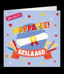 XL Wenskaart Geslaagd