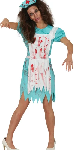 Zombie verpleegster kostuum