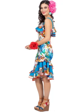 Zomerse Hawaii Jurk - bloemenprint