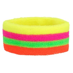 Zweetbandjes Neon set 3st